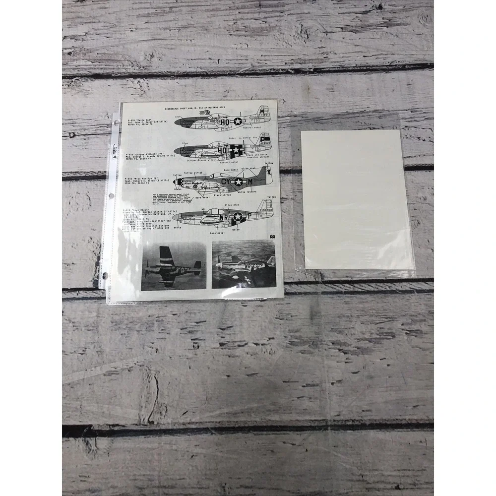 Microscale Decal 1:48 Scale #48-19 8th AF Mustang Aces New